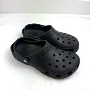 CROCS Black Comfort Clogs womens size 8